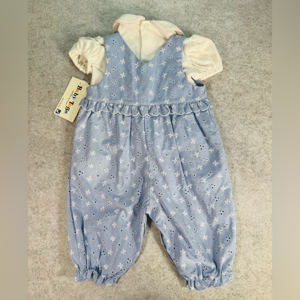 NWT Baby Togs Vintage Overall Set aside 3-6M - Picture 9 of 11